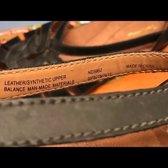 Thom McAn Black Sandals - Picture 4 of 8